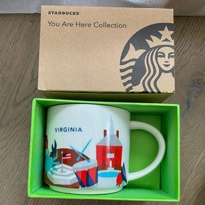 NIB Starbucks VIRGINIA You Are Here Mug